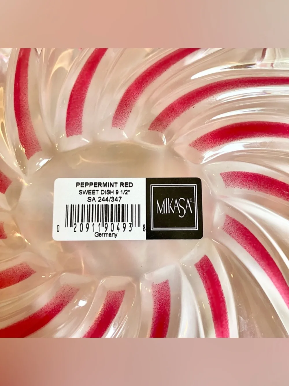 Mikasa vtg peppermint